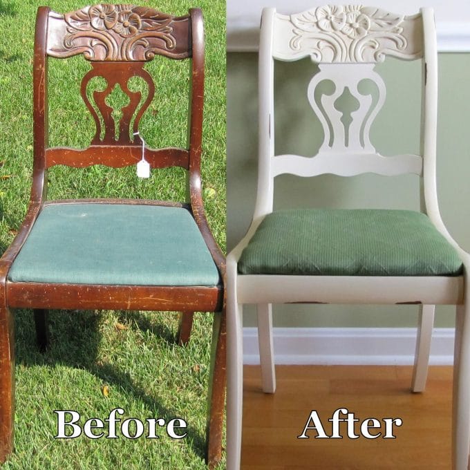 Garage Sale Chair Gets A New Look - House Of Hawthornes