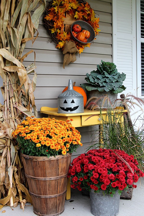 Repurposed Funnel Jack-o'-Lantern - House of Hawthornes