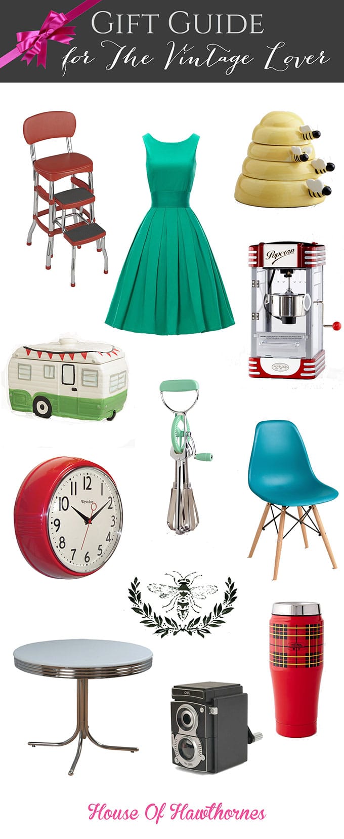 Gift Guide For The Vintage Lover - 15 Vintage Holiday Gift Ideas