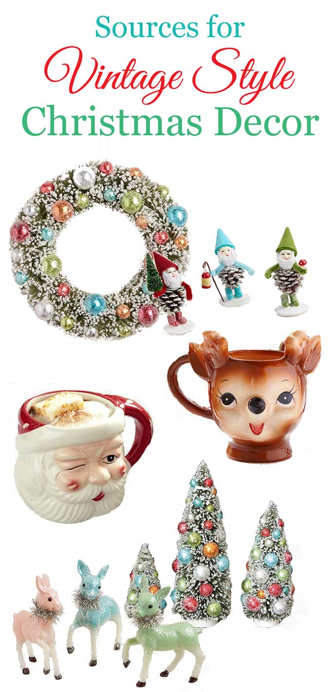 Where To Buy Reproduction Vintage Christmas Decorations  House of