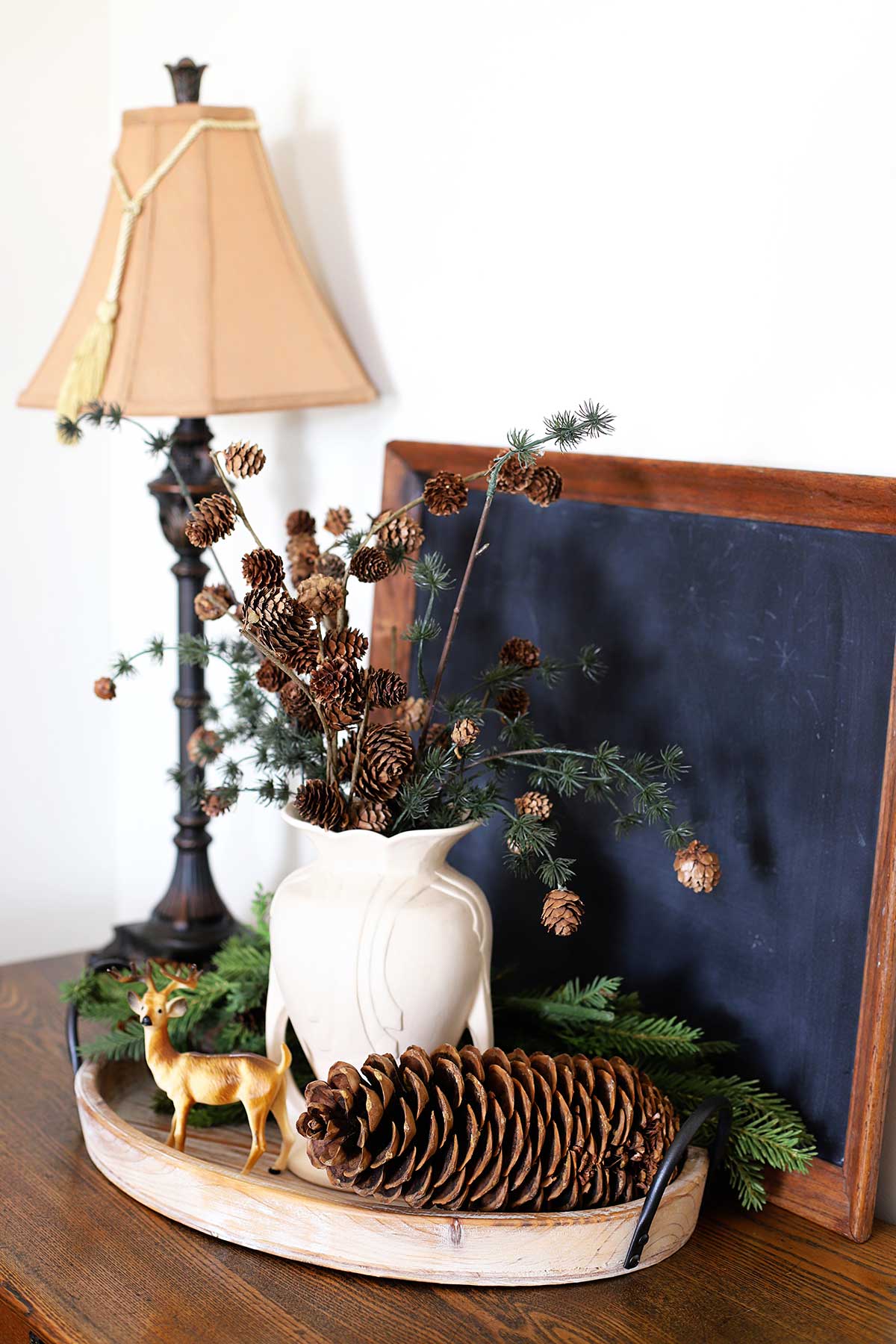 Pinecones For Winter Home Decor - House of Hawthornes