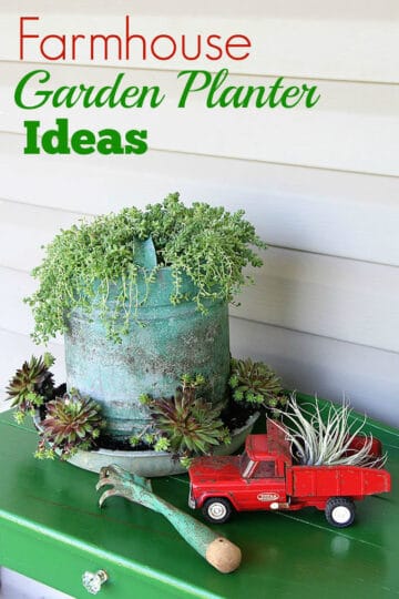 Farmhouse Garden Planter Ideas - House of Hawthornes