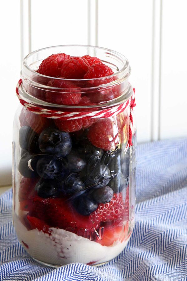 Berry Fruit Salad With Honey Citrus Dressing - House of Hawthornes