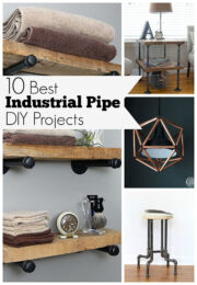 12 DIY Pipe Decor Ideas + Furniture Hacks - House of Hawthornes