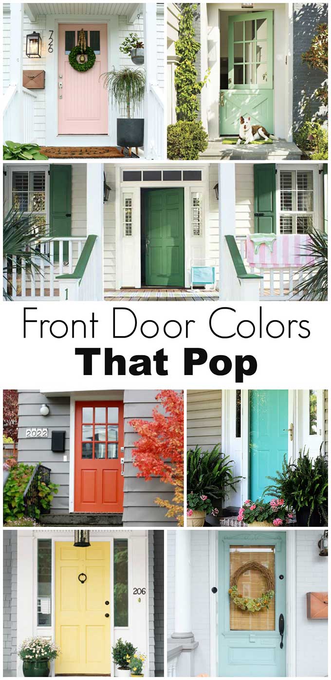 Front Door Colors That Pop - House of Hawthornes