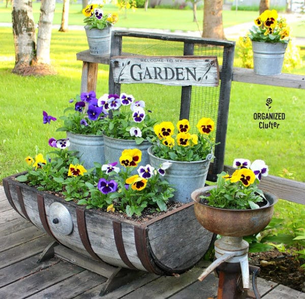 25+ Upcycled Garden Ideas - House of Hawthornes