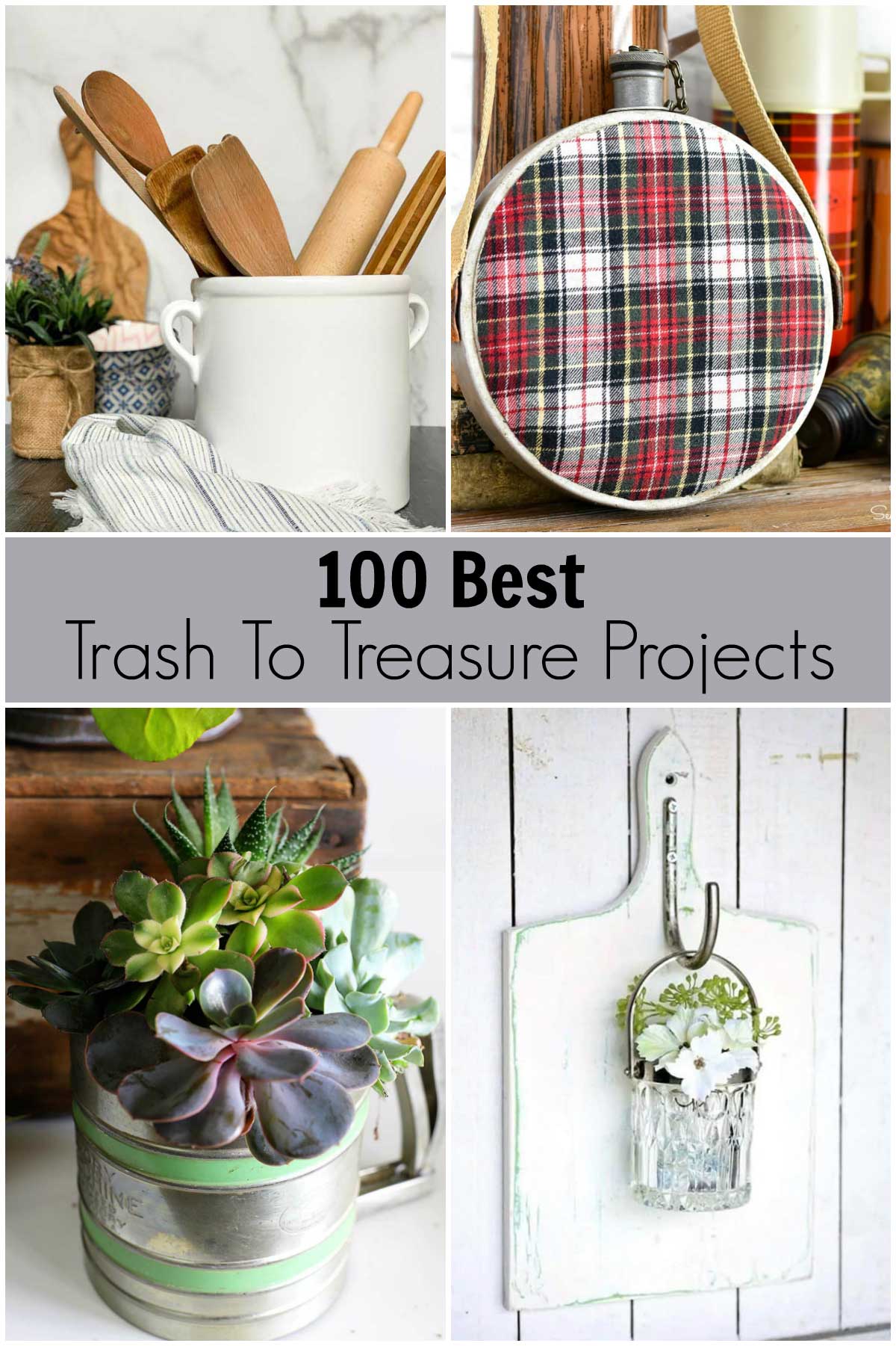 100 best trash to treasure projects - upcycling