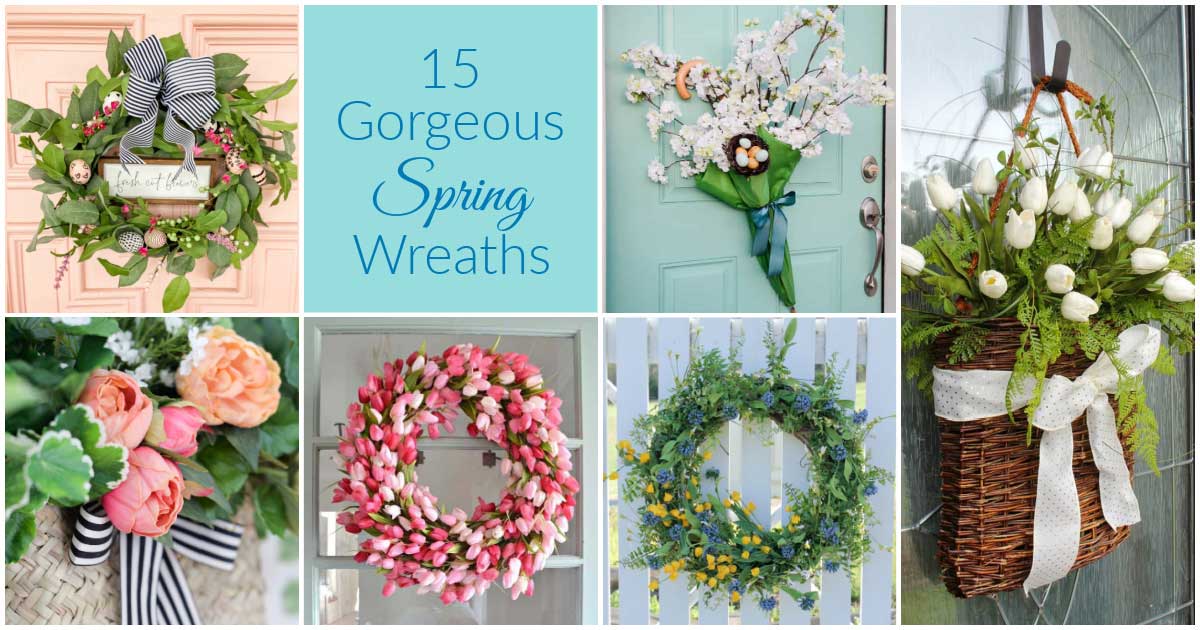 Spring Wreath, Spring Wreaths, Front Door Wreaths, Spring