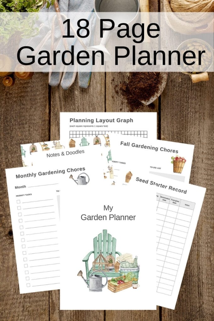 18 Page Printable Garden Planner