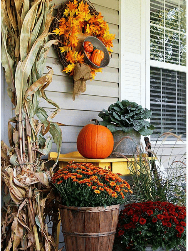 EASY DIY FALL WREATH story