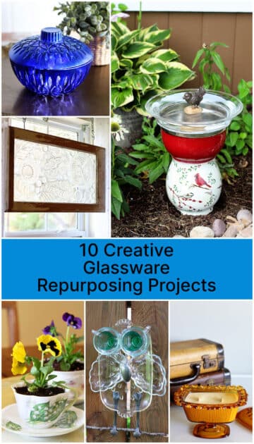 Thrift Store Glassware Repurposing | 10 Creative Projects